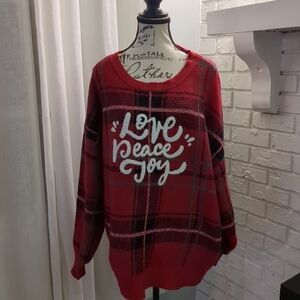 **3/$10** Holiday Time Sweater Size 2X